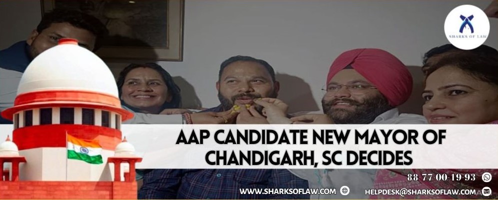 AAP Candidate New Mayor Of Chandigarh, SC Decides