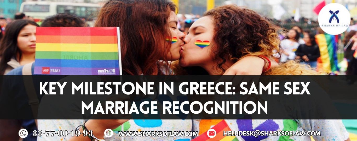 Key Milestone In Greece: Same-Sex Marriage Recognition